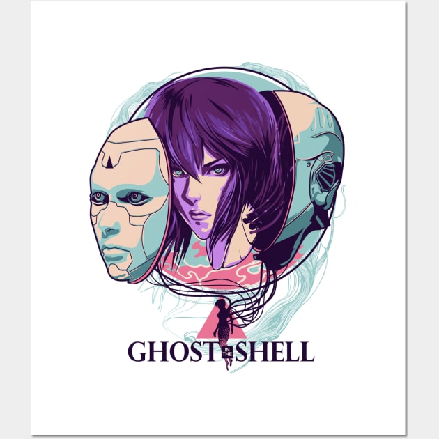 Ghost in the Shell Wall Art by Heymoonly